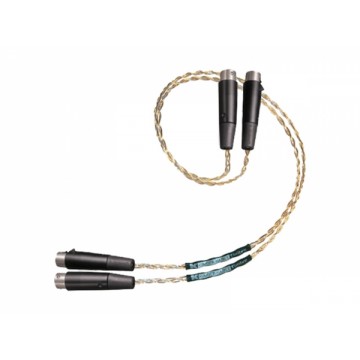 Stereo balanced cable, XLR-XLR, 0.5 m